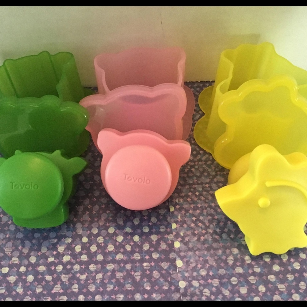 Retro Tovolo Farm animal moulds. Cow-Pig-Chicken- Ice cream moulds -used